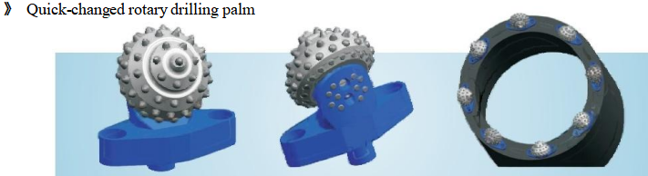 Quick-changed rotary drilling palm.png